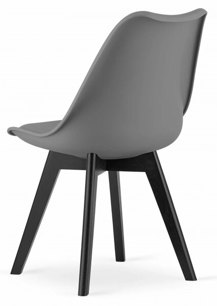 Stolica Mark - grey on black - 1 komad