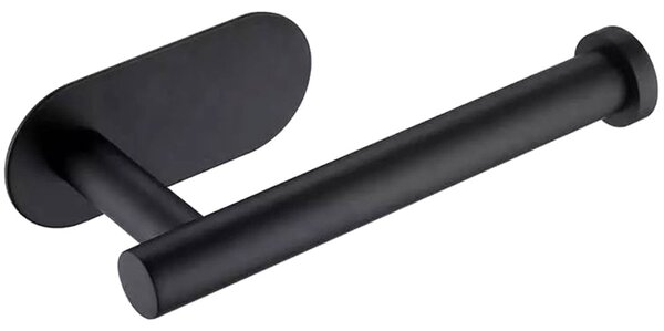 Inox samo -adhezivno 3m zadržavanje za toaletni papir 17cm crno