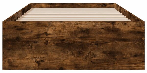 Okvir kreveta s ladicama boja hrasta 100x200 cm - Smeđa / 100 x 200 cm