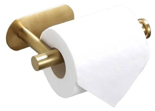 Nehrđajući čelik samoodrežavajući 3M držač za toaletni papir 17 cm zlato