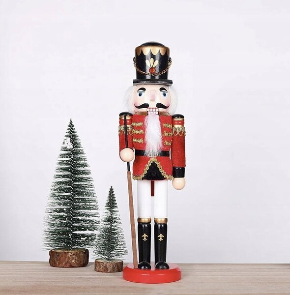 Drvena dulja božićna figurica od 30 cm