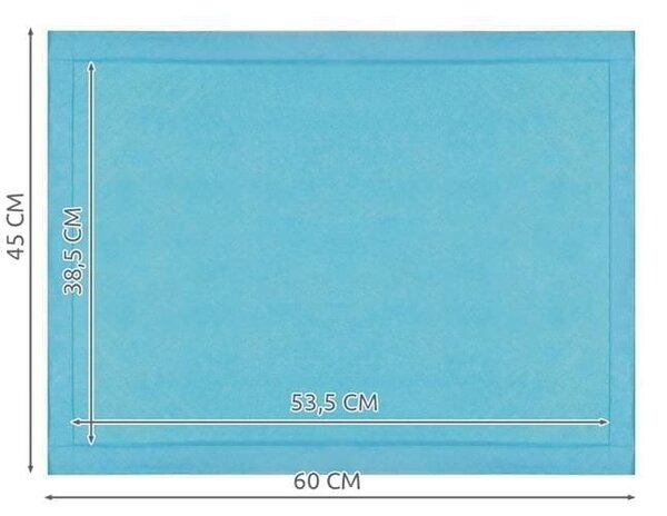 50x vpojna podloga 60x45cm za pse - malatec
