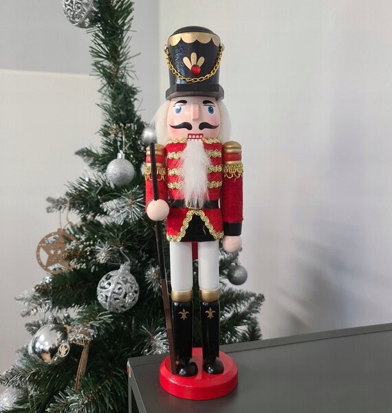 Drvena dulja božićna figurica od 30 cm