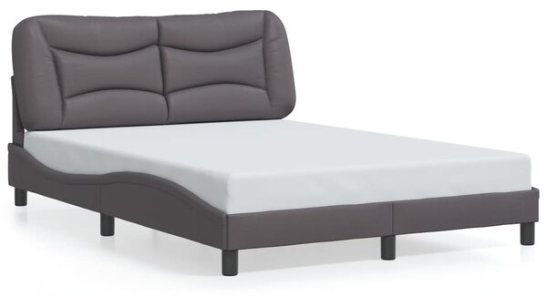 Okvir kreveta s LED-om bez madraca Hvar sivi 120 x 200 cm - Siva / 120 x 200 cm