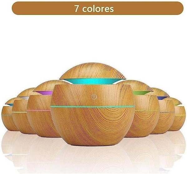 Ovladač zraka i isparivač esencijalnog ulja - difuzor s RGB LED 150 ml