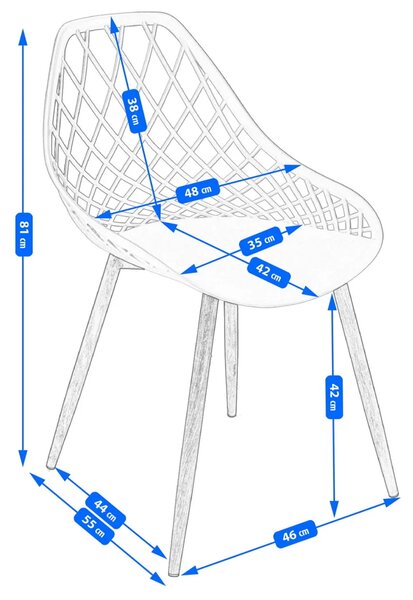 Vrtna stolica - Aranda Blue