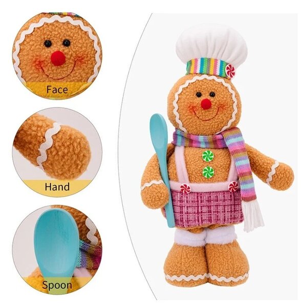 Božićna figura Gingerbread 52cm - KSN169