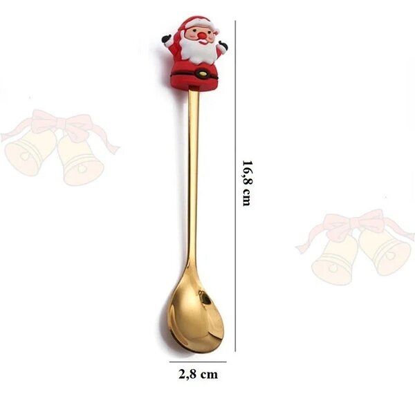 Set žlica s božićnim figuricama 6 komada LYZ6