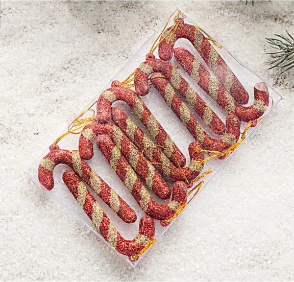 Božićni ukrasi - Candy cane 10 komada