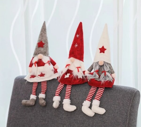 Božićni patuljak 32 cm plišani KSN07B
