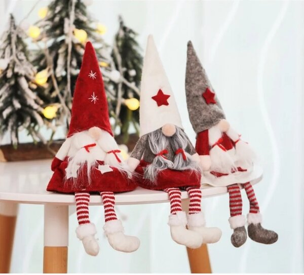 Božićni patuljak 32 cm plišani KSN07B