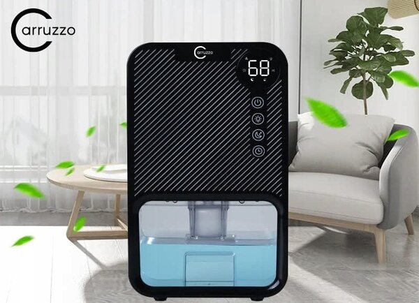 85W Dehumidifier i pročišćivač zraka Amortiber Apsourber 3,8L Crni LED RGB