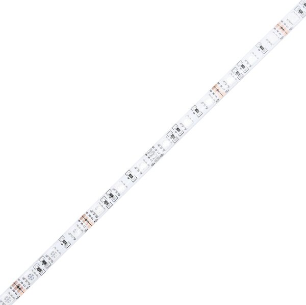 Okvir kreveta s LED svjetlima bijeli 150 x 200 cm - Bijela / 150 x 200 cm