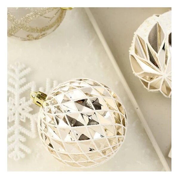 Kuglice za bor 16kom - Winter glitter