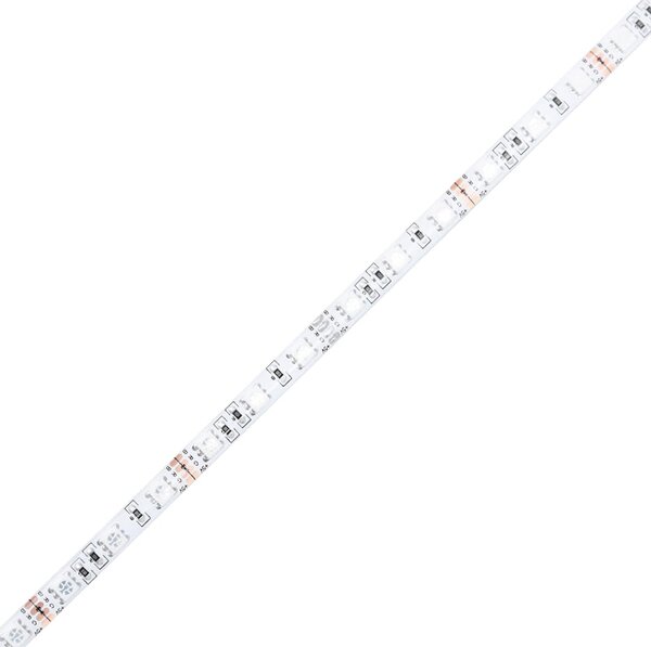 Okvir kreveta s LED svjetlima dimljena boja hrasta 75 x 190 cm - Smeđa / 75 x 190 cm