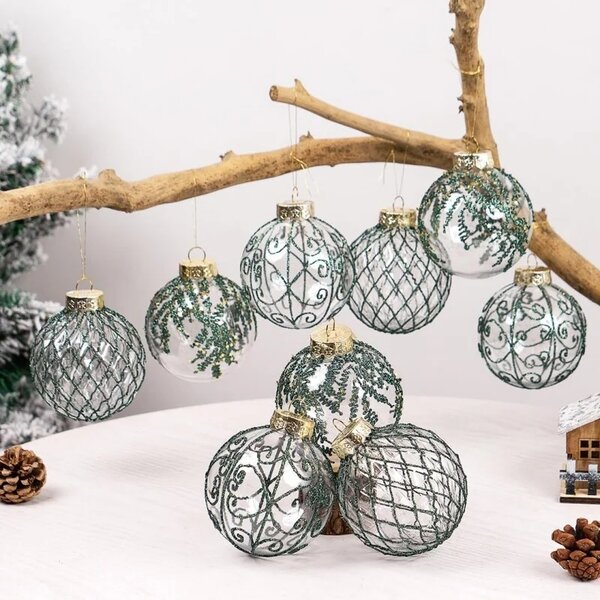 Kuglice za bor 9kom - Winter wonderland
