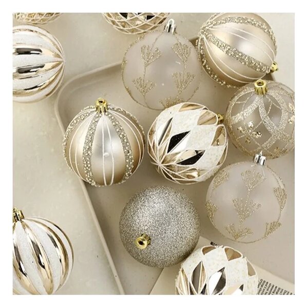 Kuglice za bor 16kom - Winter glitter