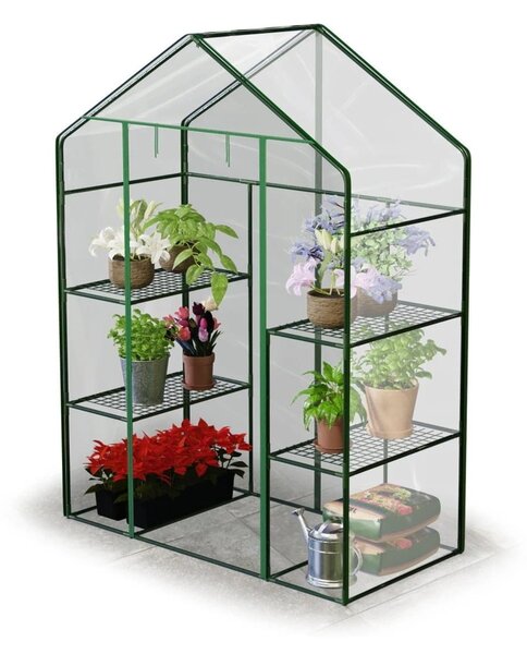 Garden staklenik s policama 140x71x195cm