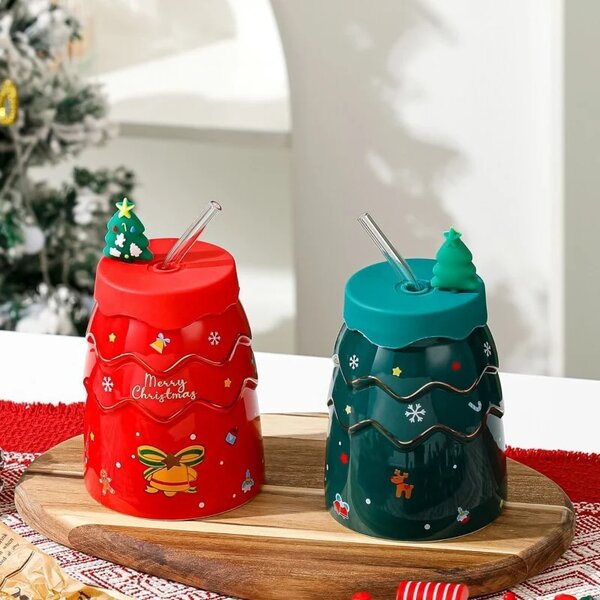 Božićna šalica 400ml - Gifty mint