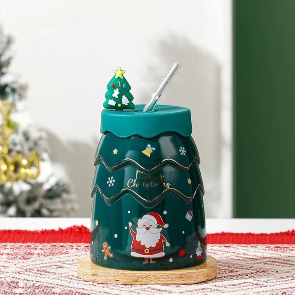 Božićna šalica 400ml - Gifty mint