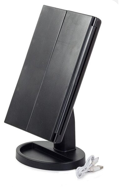 Povećalo kozmetičko ogledalo s 22 LEDS USB Black