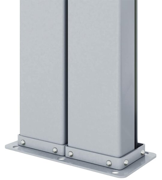 Uvlačiva bočna tenda crna 200 x 600 cm - Crna / 200 x 600 cm