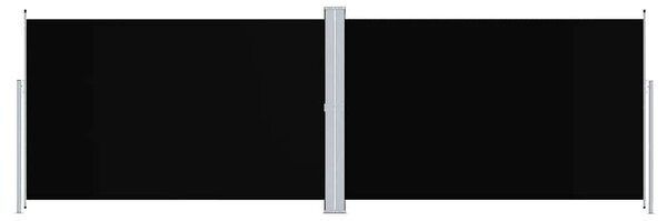 Uvlačiva bočna tenda crna 200 x 600 cm - Crna / 200 x 600 cm