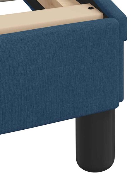 Krevet s madracem Dover plavi 140x200 cm od tkanine - Plava / 140 x 200 cm