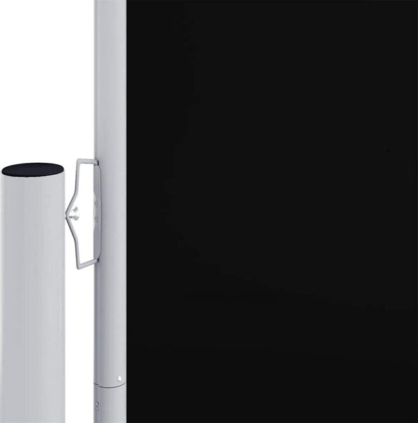 Uvlačiva bočna tenda crna 180 x 1200 cm - Crna / 180 x 1200 cm