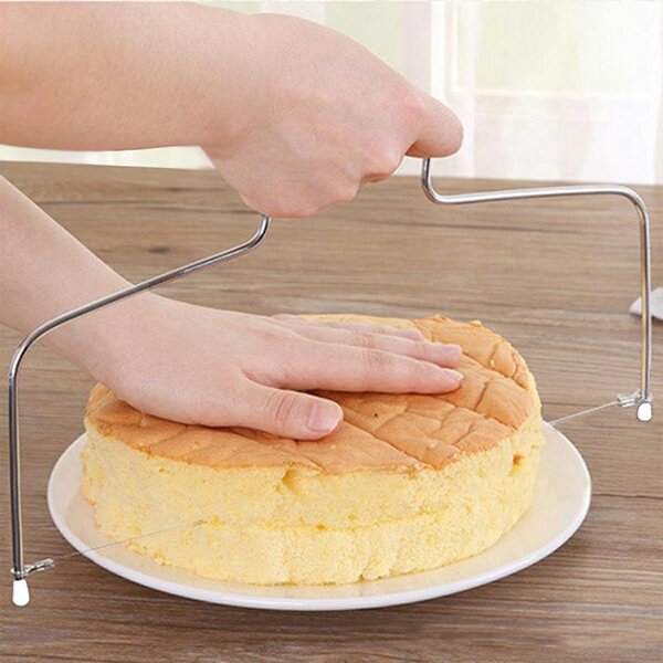 Nož za rezanje biskvitne torte 32cm 2 konca