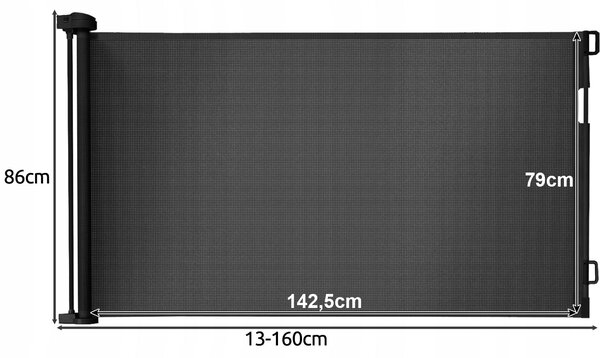 Univerzalna zaštitna savijanje sigurnosnih vrata za djecu 160 cm