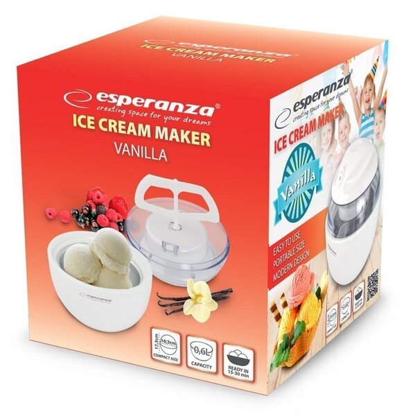 Aparat za izradu sladoleda 600 ml vanilije bel