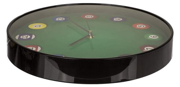 Analogni zidni sat 30cm bilijar