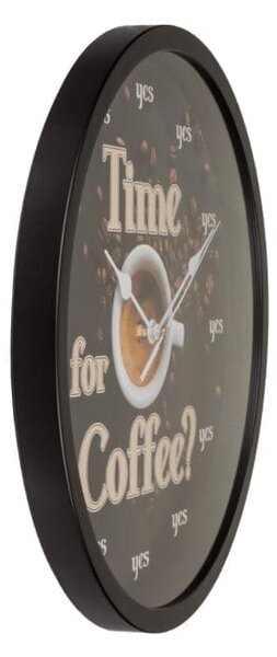 Analogni zidni sat 29 cm vrijeme za kavu