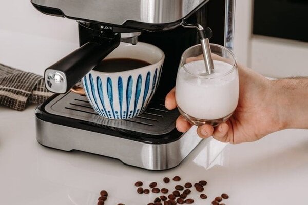 850W Espresso stroj za kavu s aromom pjena 450 radnja