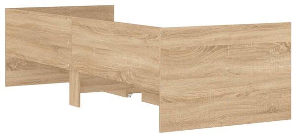 Okvir kreveta s ladicama boja hrasta 75 x 190 cm za jednu osobu - Smeđa / 75 x 190 cm