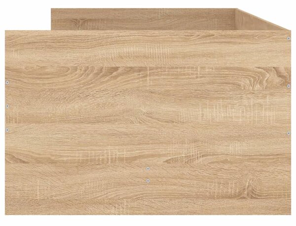 Okvir kreveta s ladicama boja hrasta 75 x 190 cm za jednu osobu - Smeđa / 75 x 190 cm