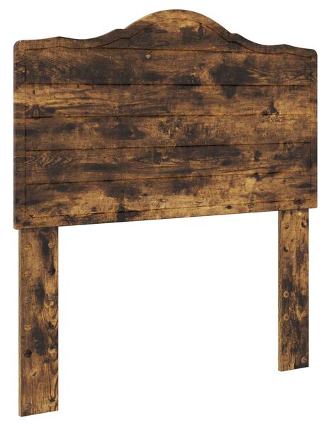 Krevet s od storage s ladicama Dimljeni hrast 70 x 190 cm - Smeđa / 70 x 190 cm