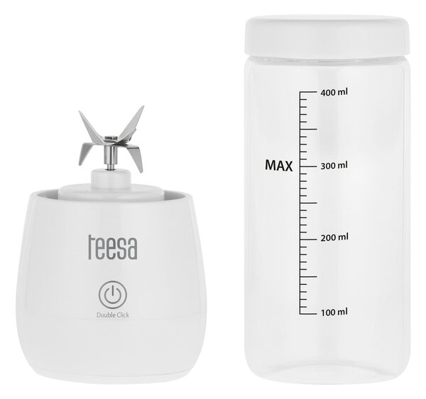 100W ak. 2000mah prijenosni blender i mikser 450ml USB bijeli