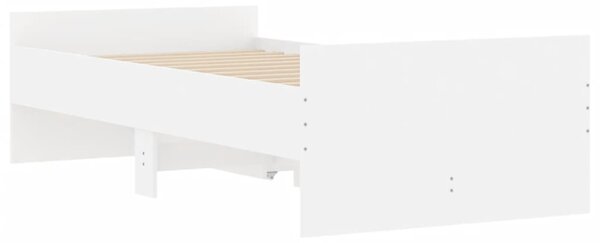 Okvir kreveta s ladicama bez madraca bijeli 90x200 cm - Bijela / 90 x 200 cm