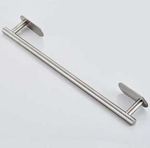 Inox samo -adhezivni držač ručnika od 3m 40 cm srebra