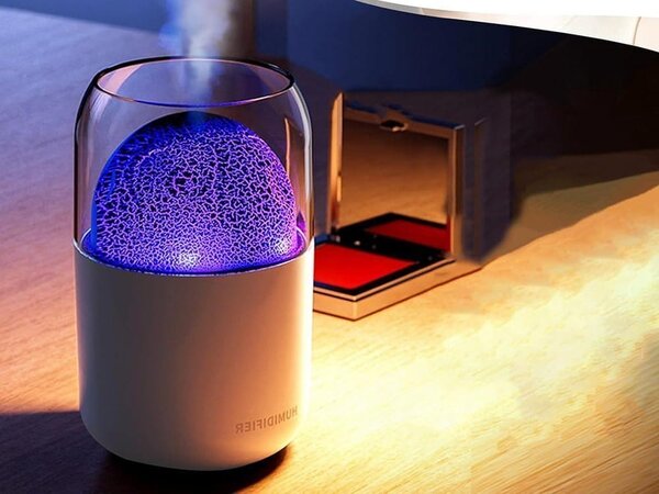 Moderni led rgb difuzor vlažilec zraka izparjevalnik 300ml usb - verk group