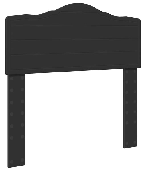 Krevet s od storage Crna 70 x 190 cm Konstruirano drvo - Crna / 70 x 190 cm