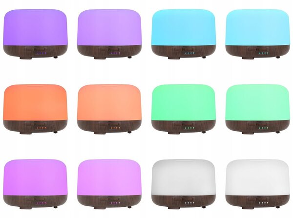 LED RGB Aroma difuzor zrak različit s daljinskim upravljačem 300 ml