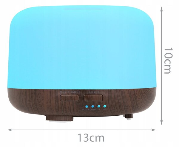 LED RGB Aroma difuzor zrak različit s daljinskim upravljačem 300 ml
