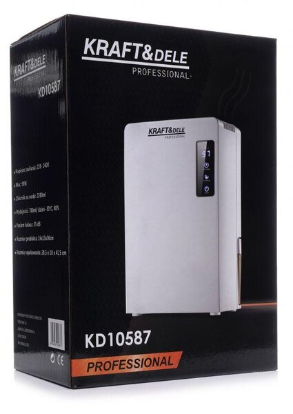 90W odvlaživač i apsorber vlage LCD White 2.2L