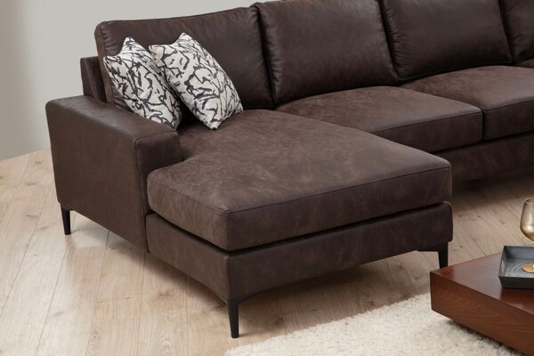 Atelier Del Sofa Kutna garnitura, Smeđa, Porto Corner (CHL-02-C-EOT) - Brown