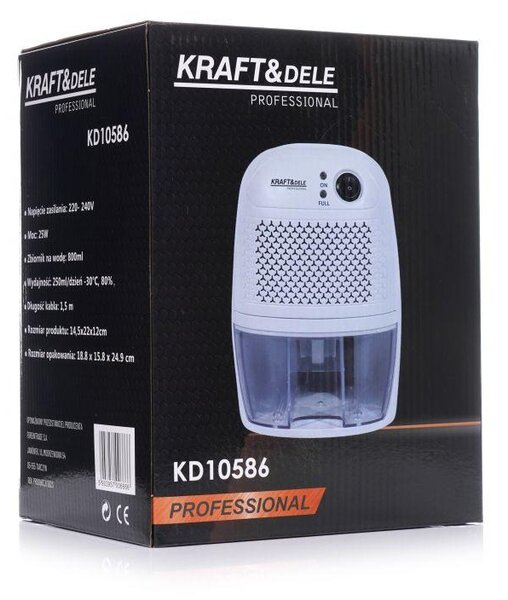 25W odvlaživač i apsorber vlage 800 ml LED bijelo