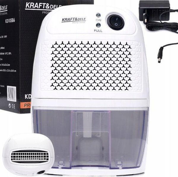 25W odvlaživač i apsorber vlage 800 ml LED bijelo