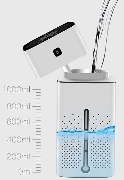 LED RGB difuzor za hidratantnu kremu od 1000ml kocka vode